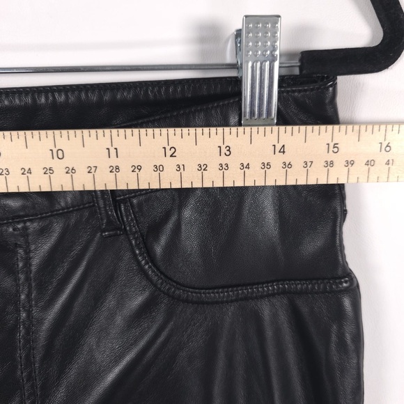 Joie LIMITED EDITION Faux Leather Pants Black JEI0000 Size 6 - Picture 9 of 16